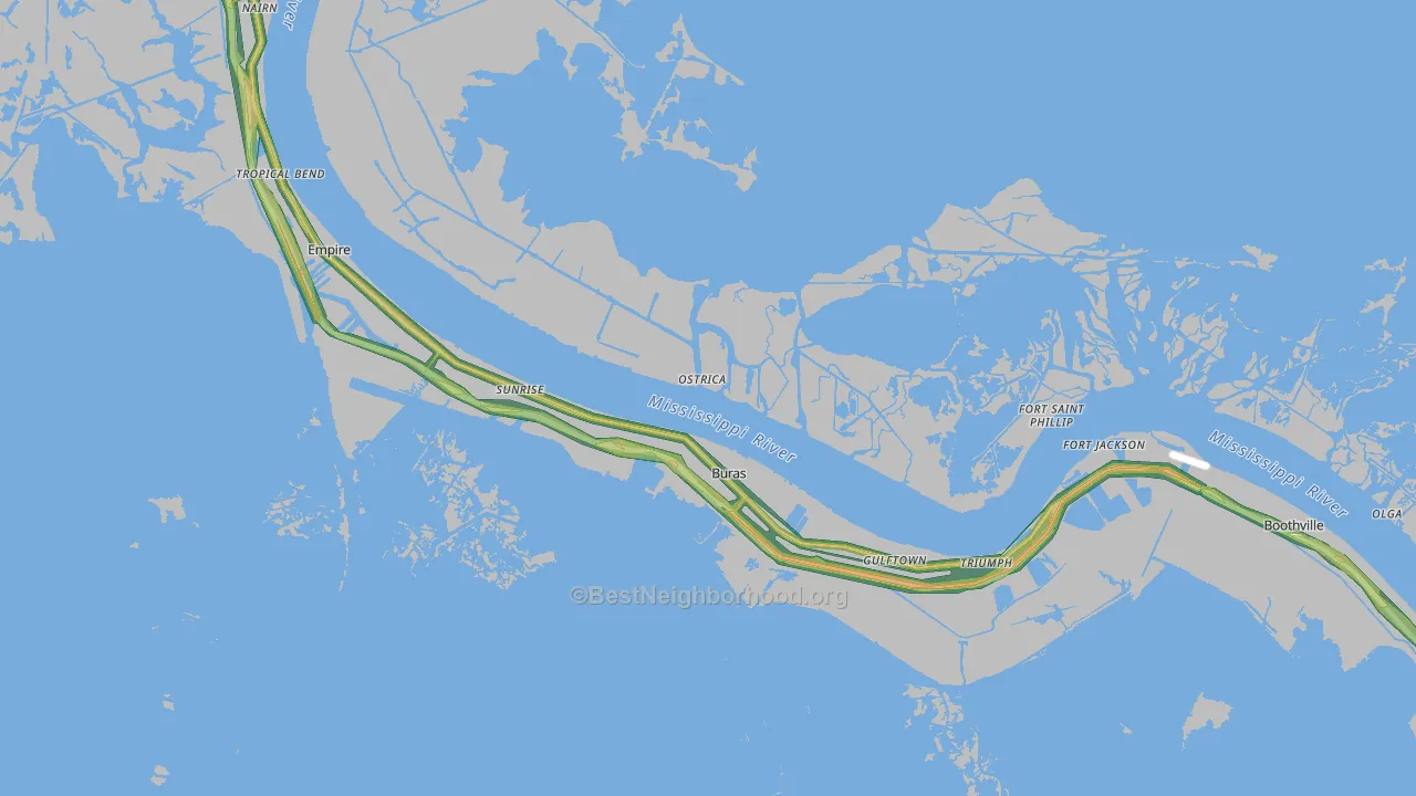 70041, LA Map of Noise Levels in 70041
