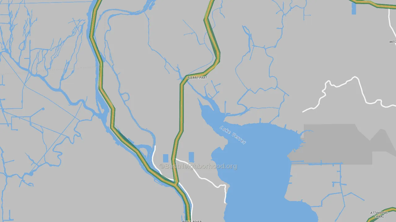 70339, LA Map of Noise Levels in 70339