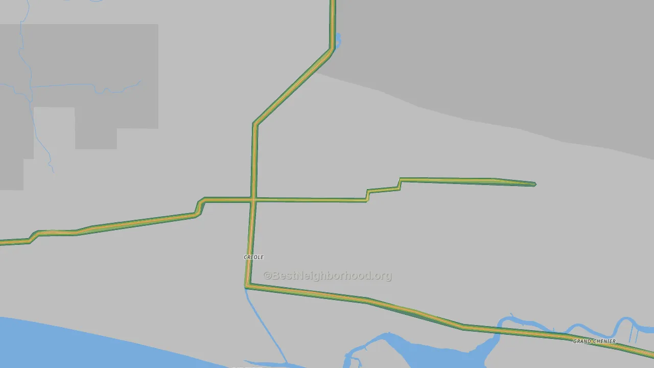 70632, LA Map of Noise Levels in 70632