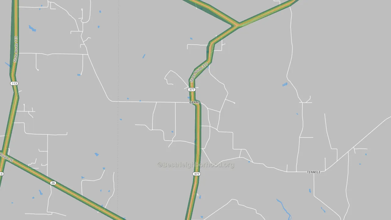 70644, LA Map of Noise Levels in 70644