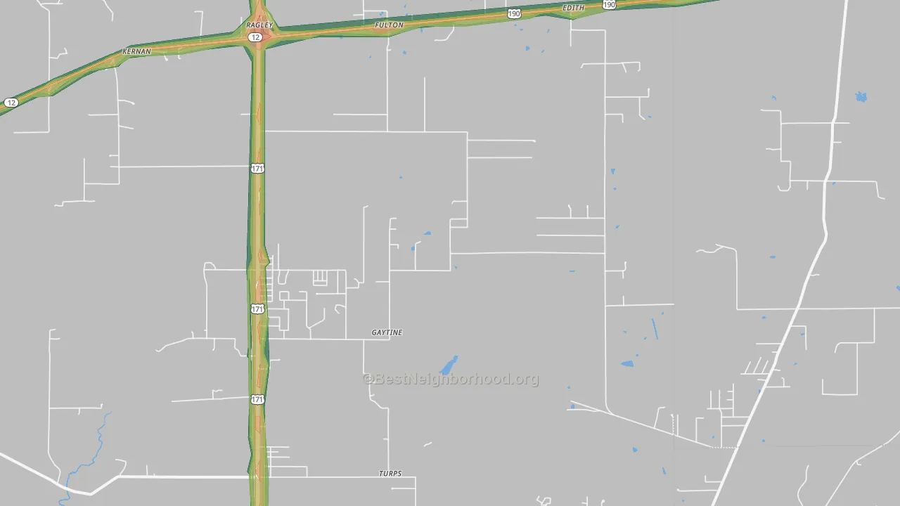 70657, LA Map of Noise Levels in 70657