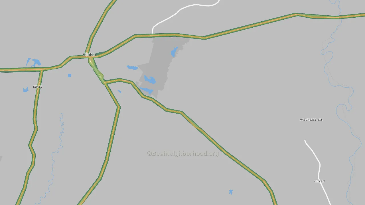 70722, LA Map of Noise Levels in 70722