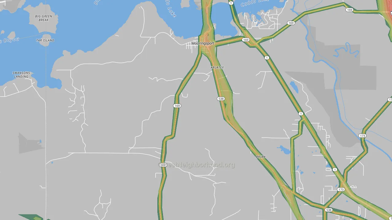 71060, LA Map of Noise Levels in 71060