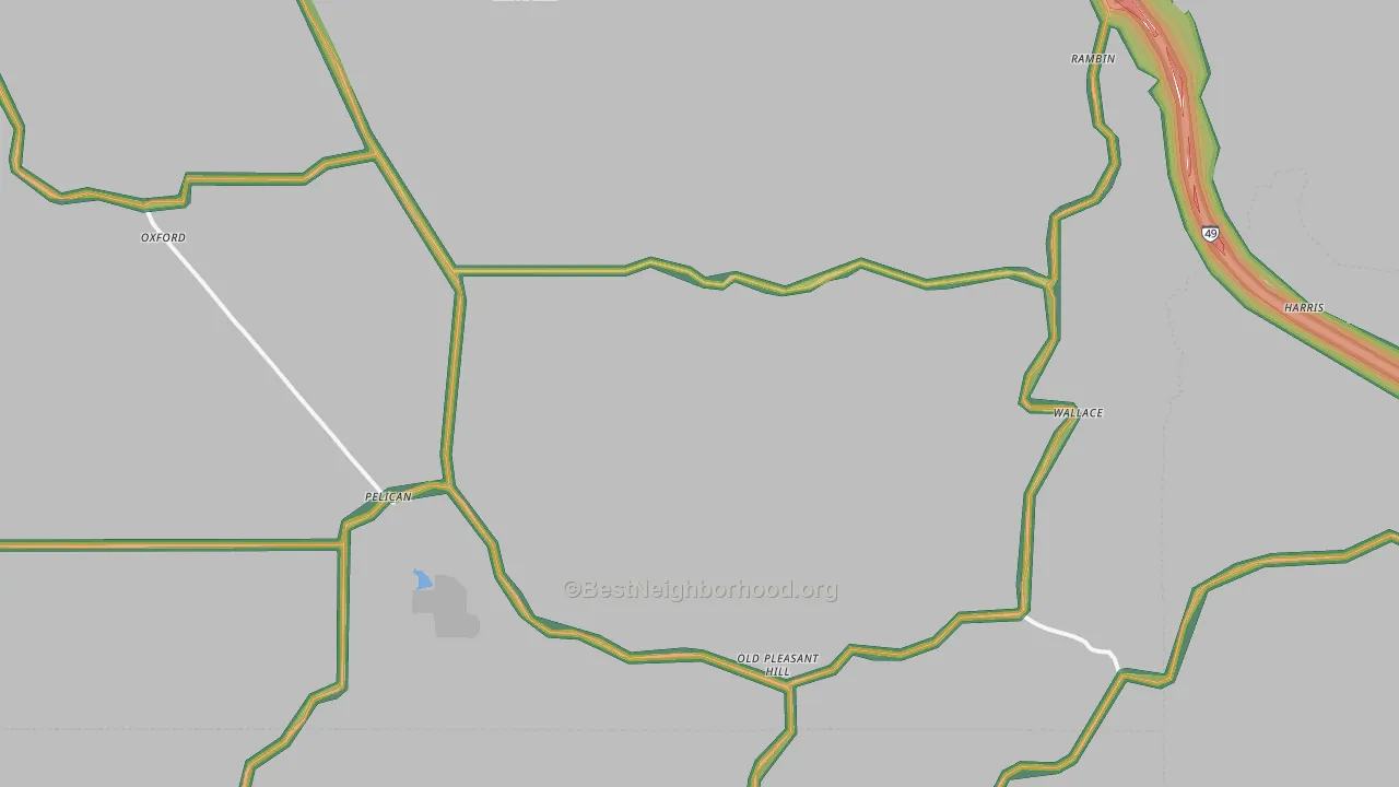71063, LA Map of Noise Levels in 71063