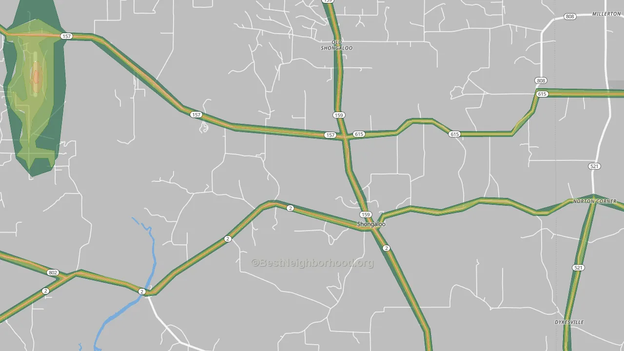71072, LA Map of Noise Levels in 71072