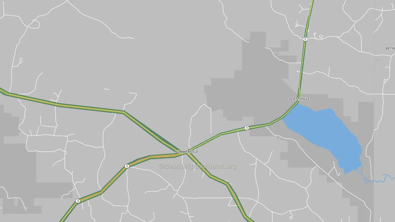 71079, LA Map of Noise Levels in 71079