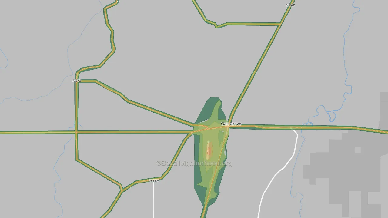 71263, LA Map of Noise Levels in 71263