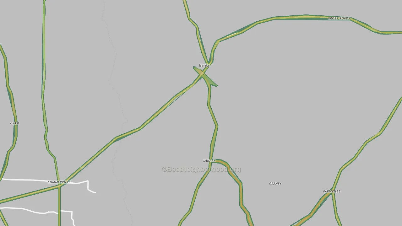 71631, AR Map of Noise Levels in 71631