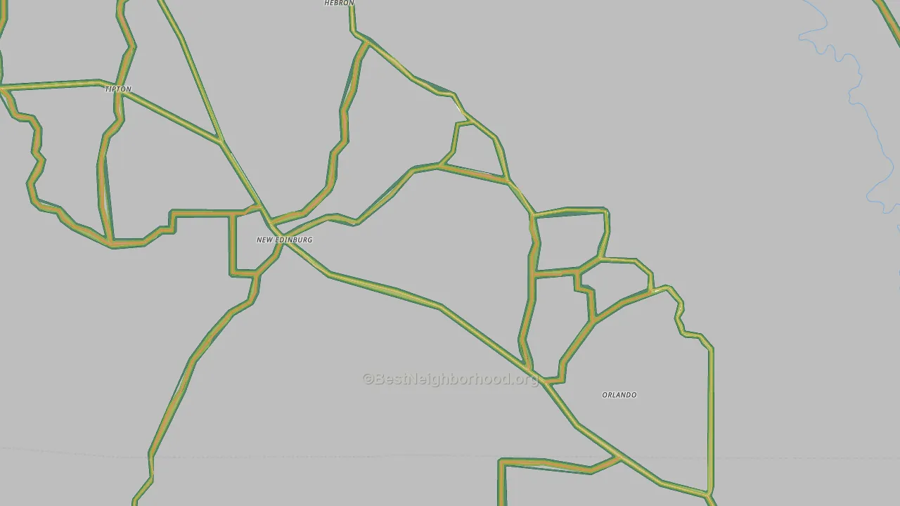 71660, AR Map of Noise Levels in 71660