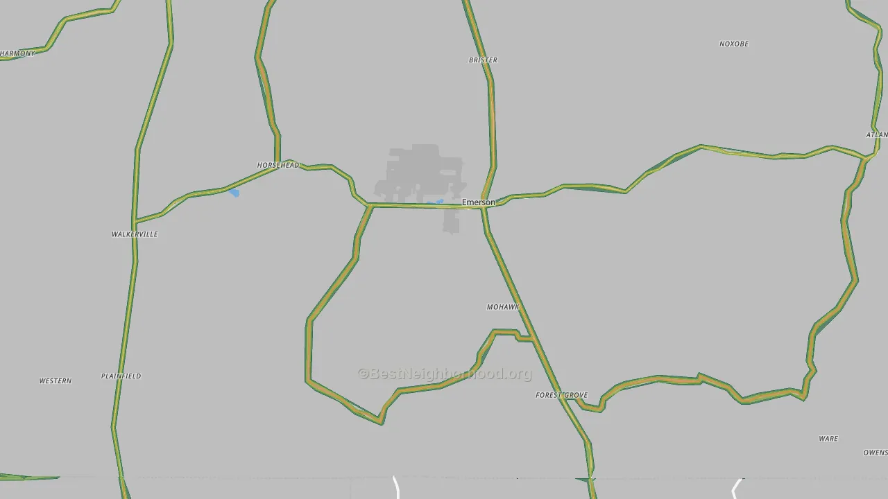71740, AR Map of Noise Levels in 71740