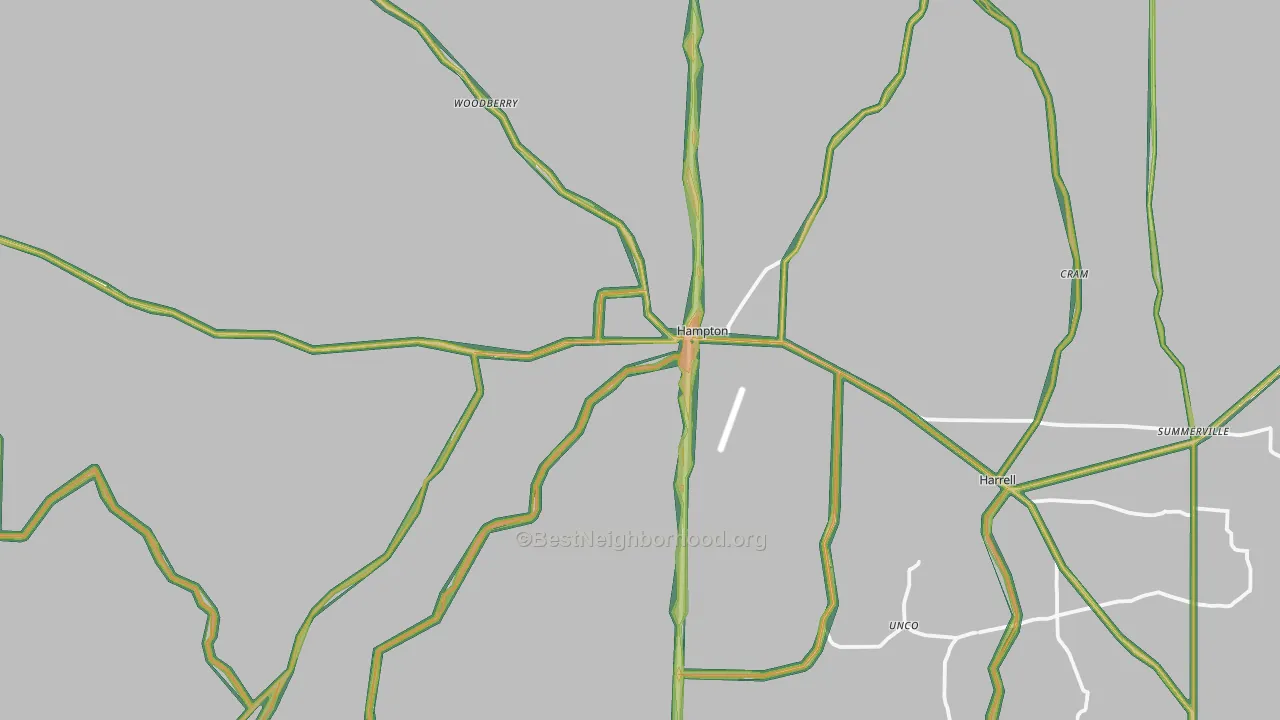 71744, AR Map of Noise Levels in 71744
