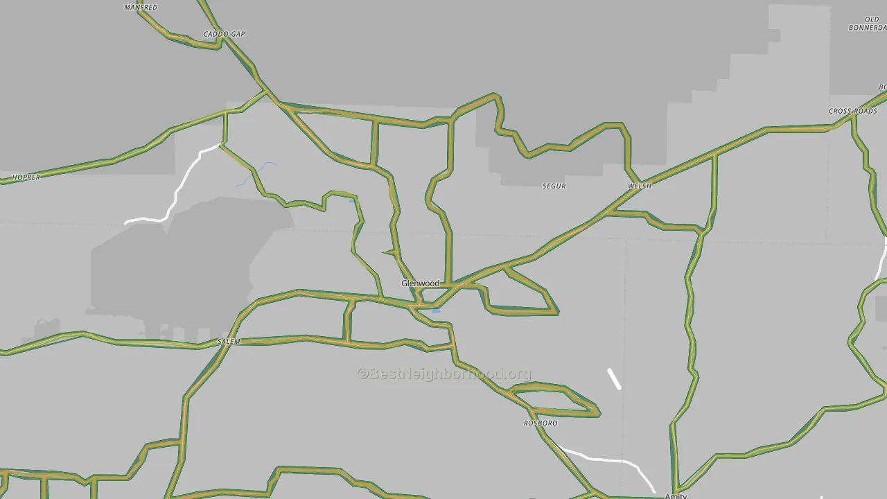 71943, AR Map of Noise Levels in 71943