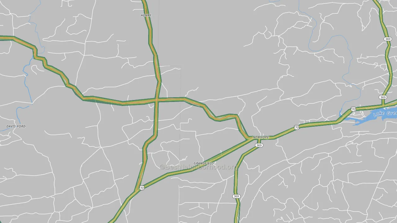 71959, AR Map of Noise Levels in 71959