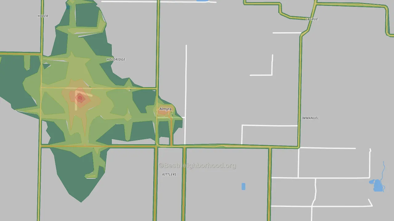 72003, AR Map of Noise Levels in 72003