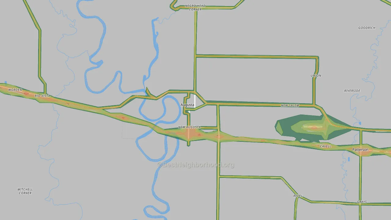72006, AR Map of Noise Levels in 72006