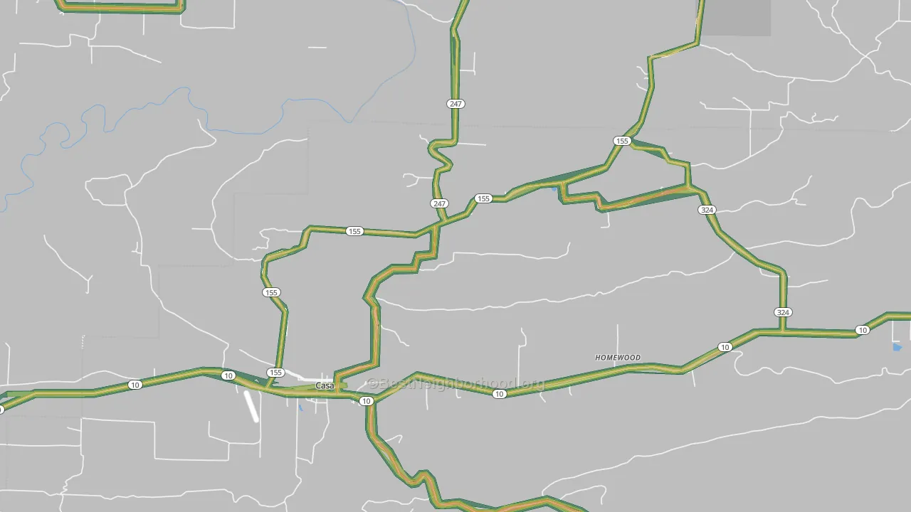 72025, AR Map of Noise Levels in 72025