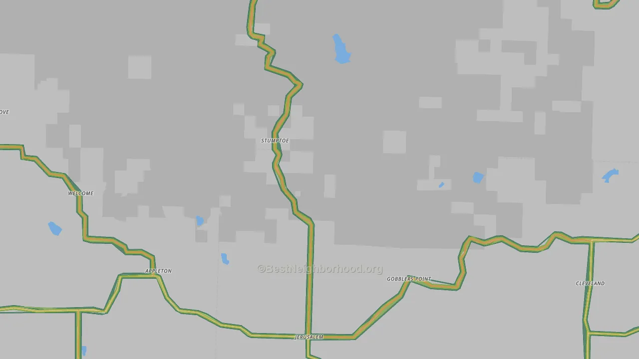 72080, AR Map of Noise Levels in 72080