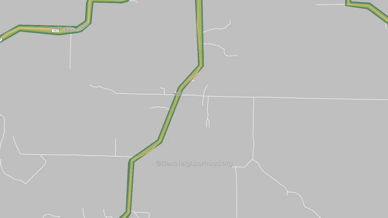 72165, AR Map of Noise Levels in 72165