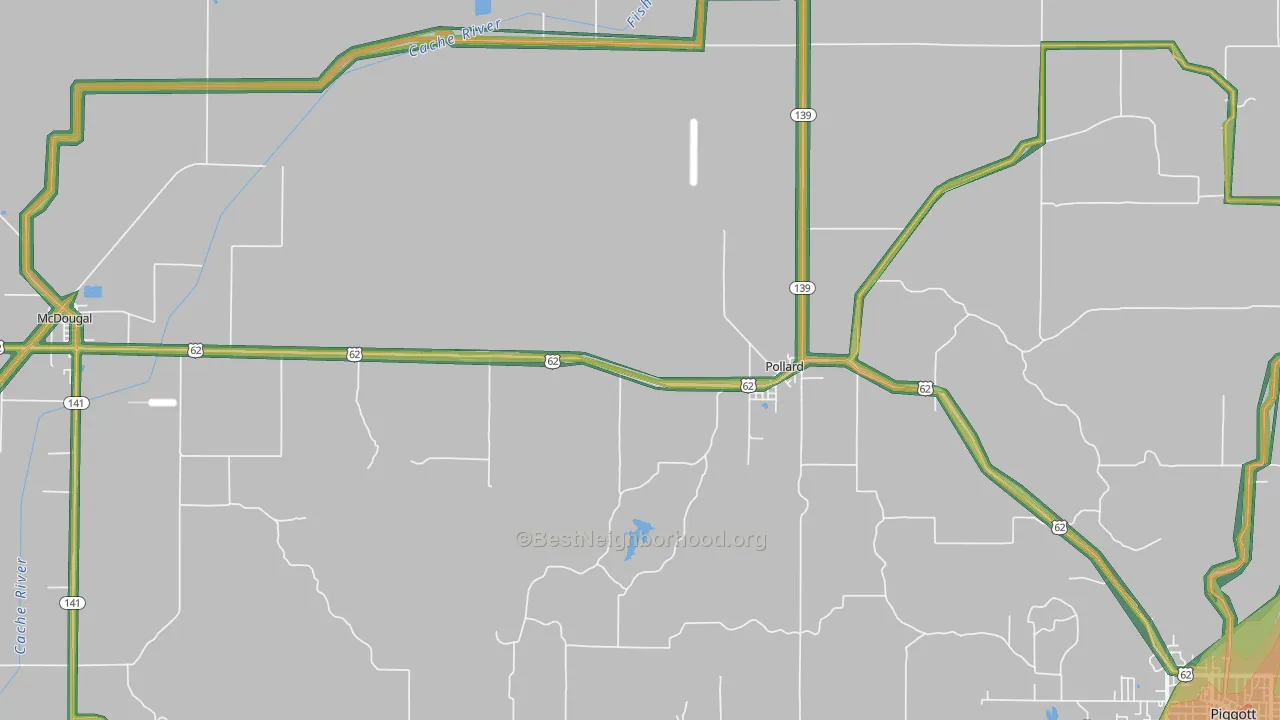 72456, AR Map of Noise Levels in 72456