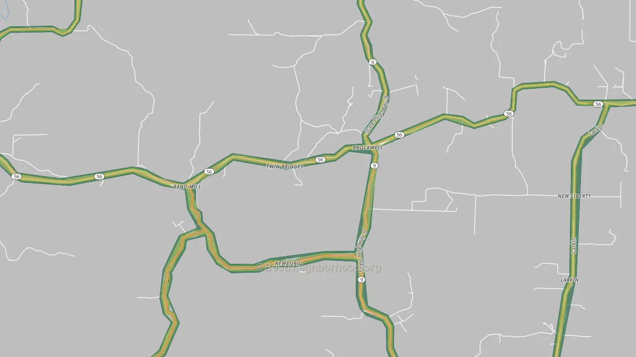 72517, AR Map of Noise Levels in 72517