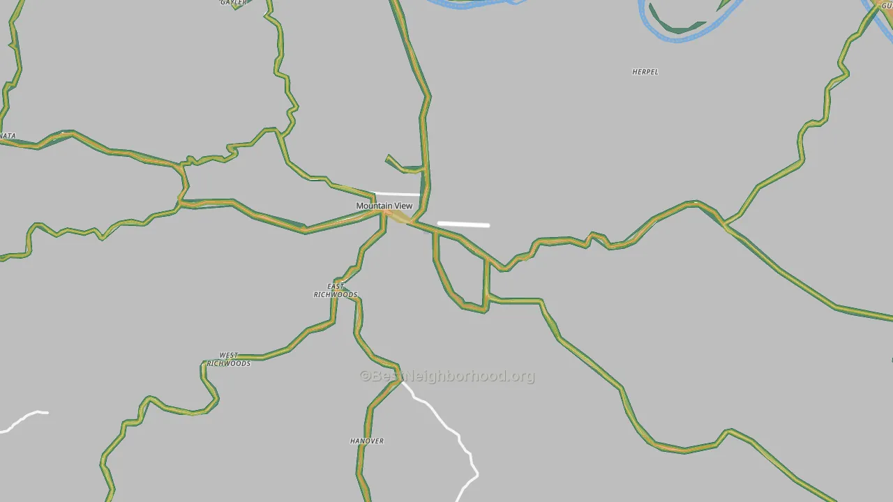 72560, AR Map of Noise Levels in 72560