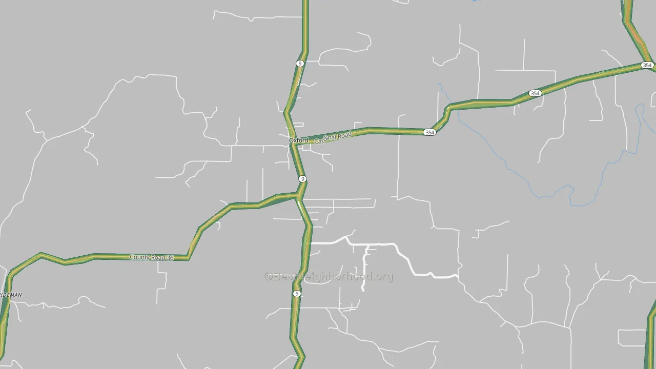 72565, AR Map of Noise Levels in 72565