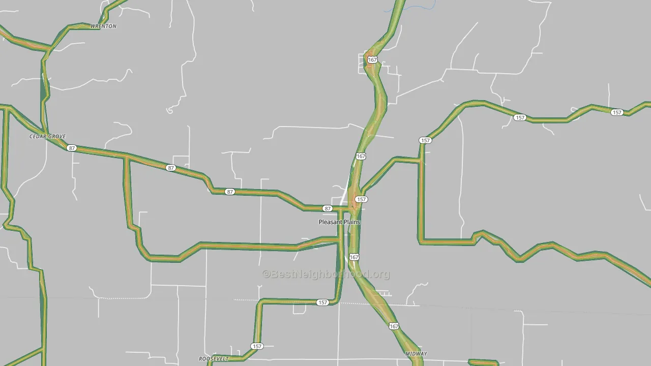 72568, AR Map of Noise Levels in 72568