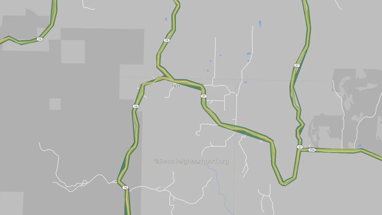 72679, AR Map of Noise Levels in 72679