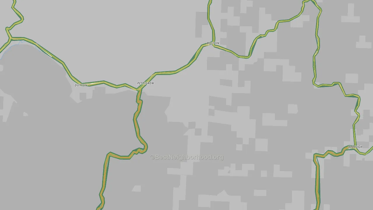72752, AR Map of Noise Levels in 72752