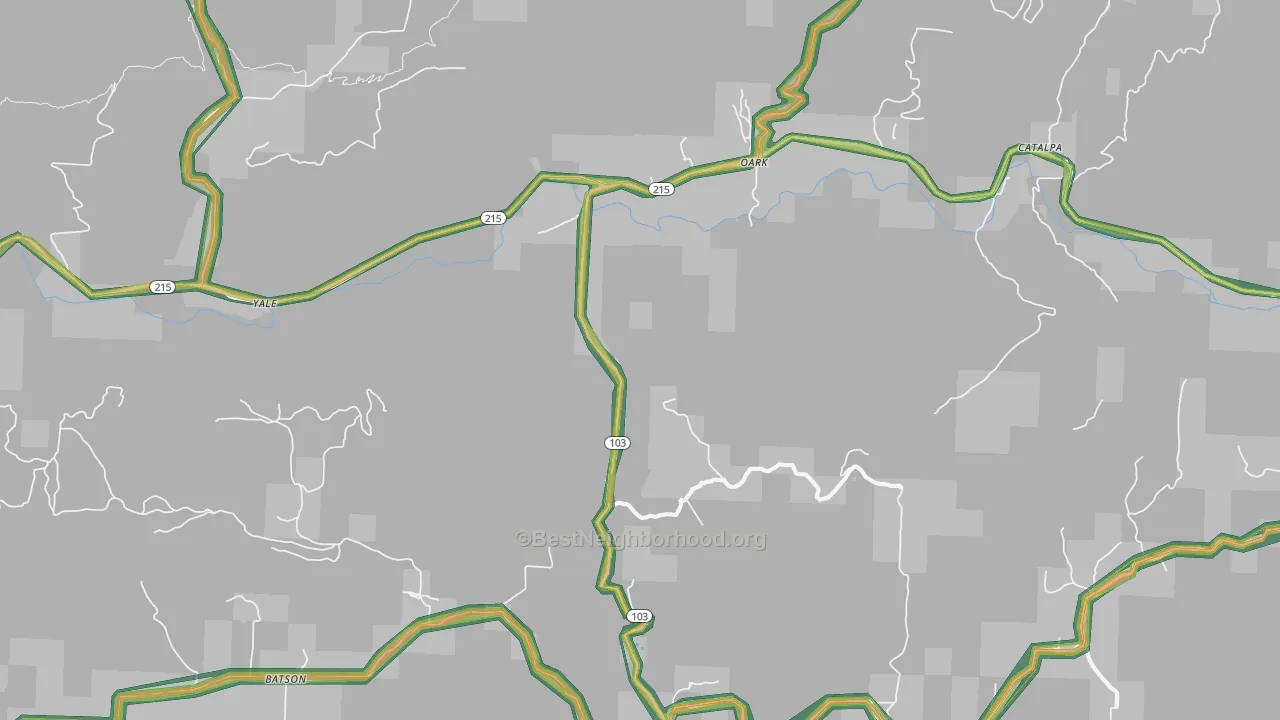72852, AR Map of Noise Levels in 72852