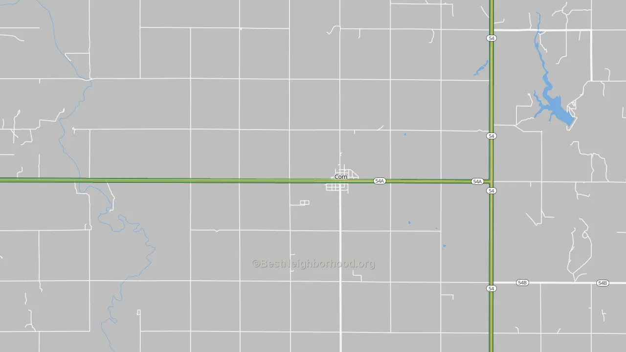 73024, OK Map of Noise Levels in 73024