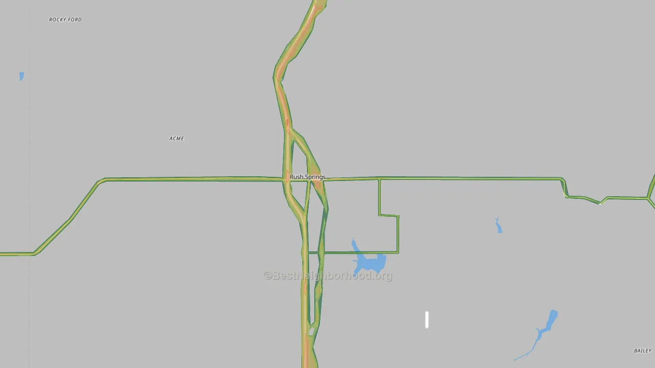 73082, OK Map of Noise Levels in 73082