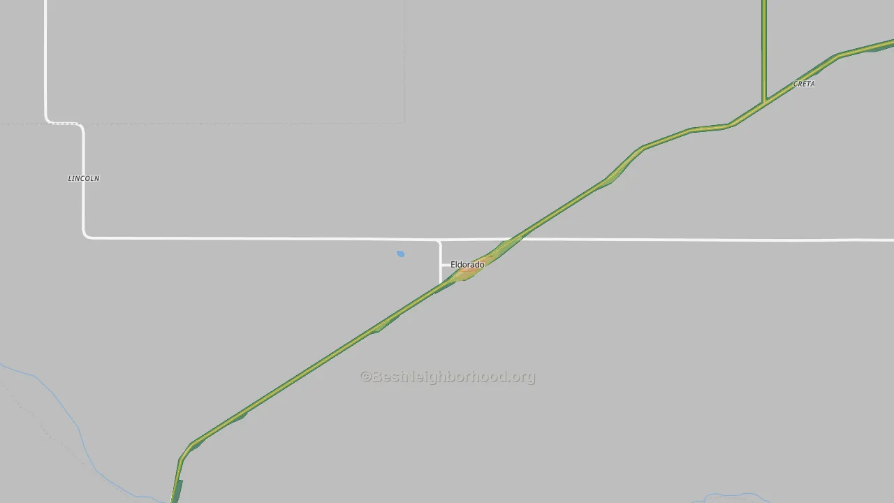 73537, OK Map of Noise Levels in 73537