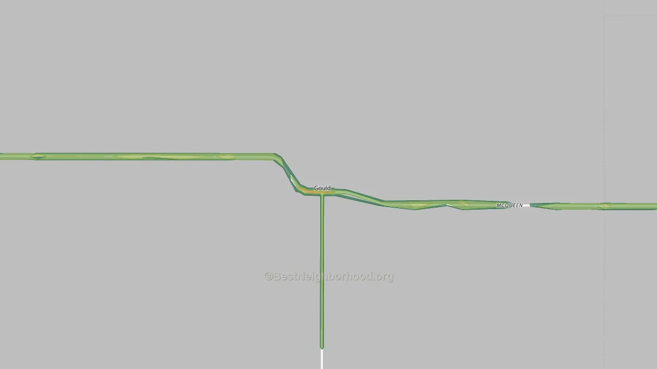 73544, OK Map of Noise Levels in 73544