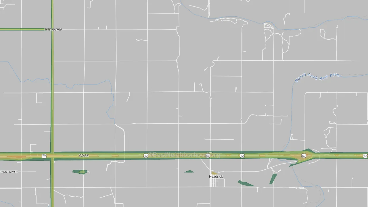 73549, OK Map of Noise Levels in 73549