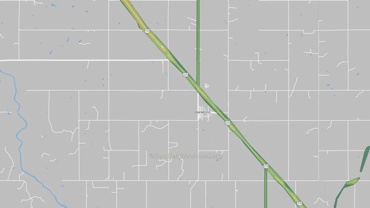 73658, OK Map of Noise Levels in 73658