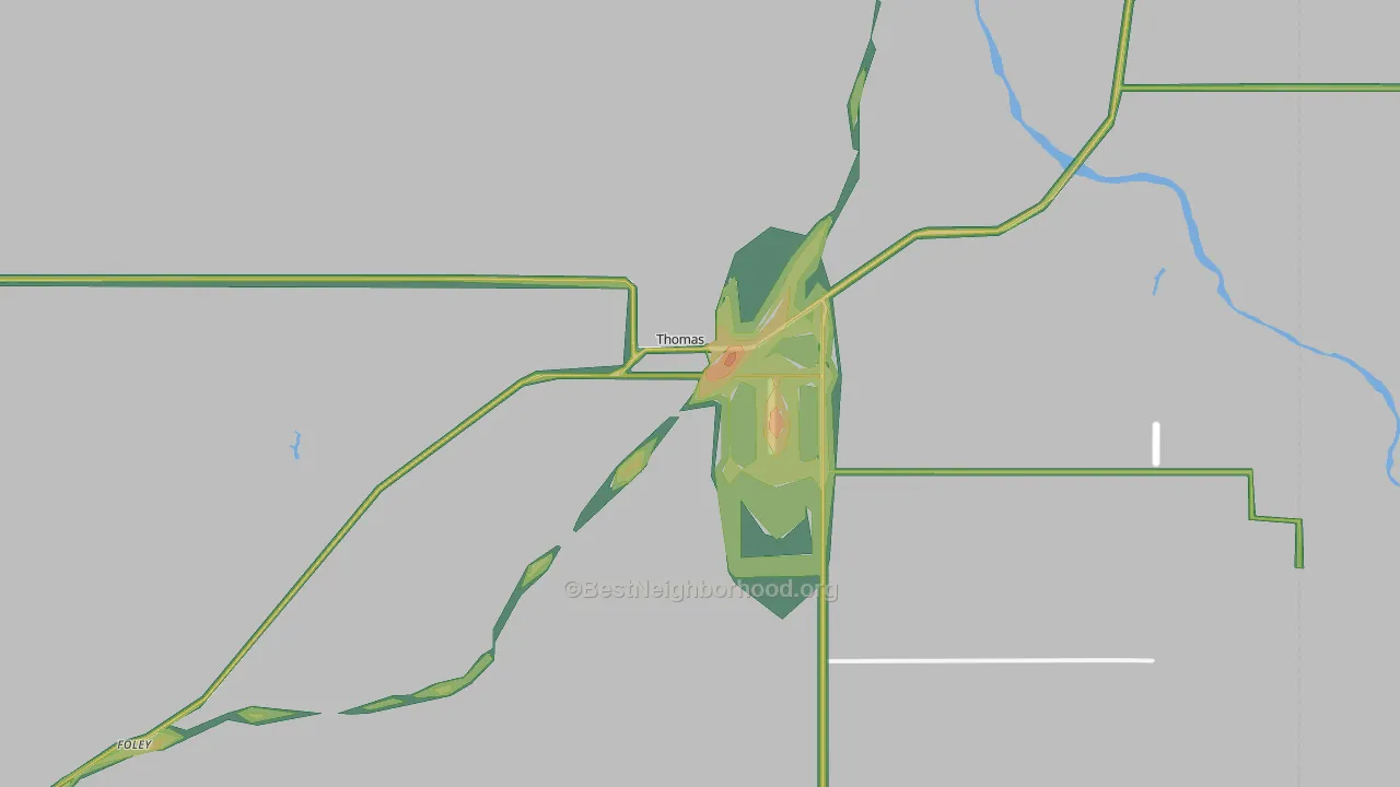 73669, OK Map of Noise Levels in 73669