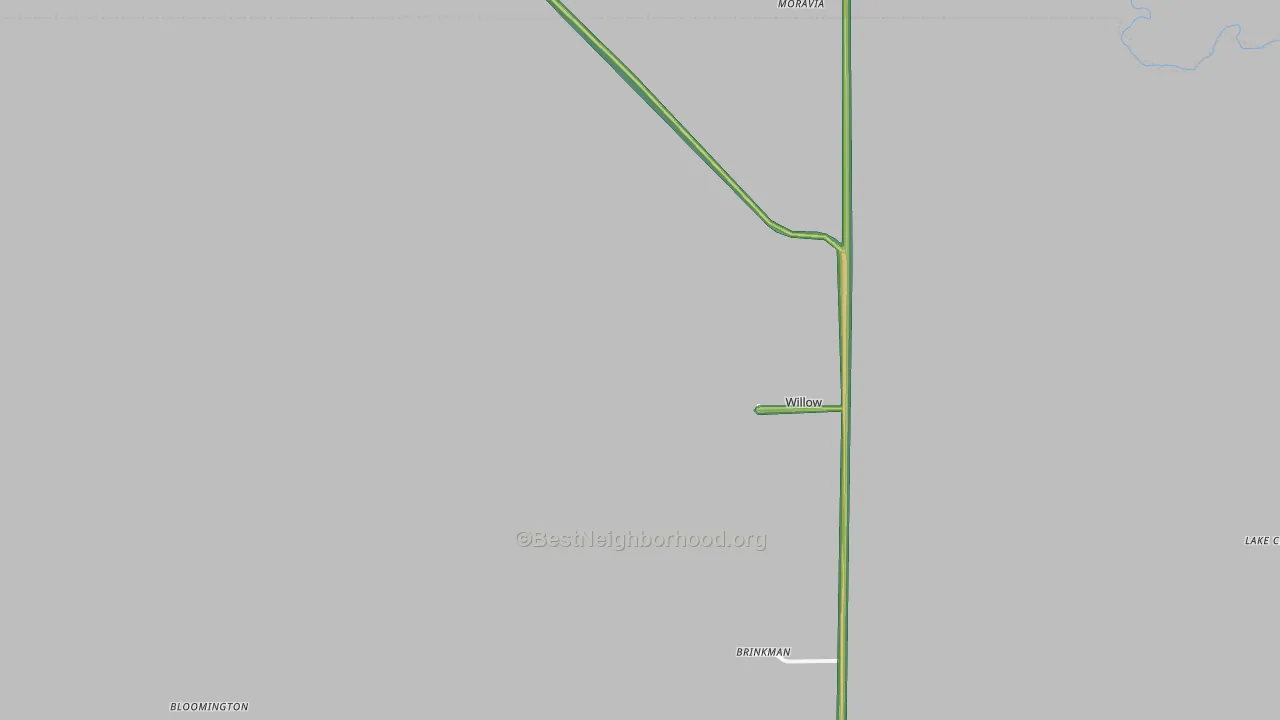 73673, OK Map of Noise Levels in 73673
