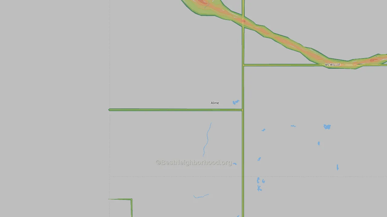 73716, OK Map of Noise Levels in 73716