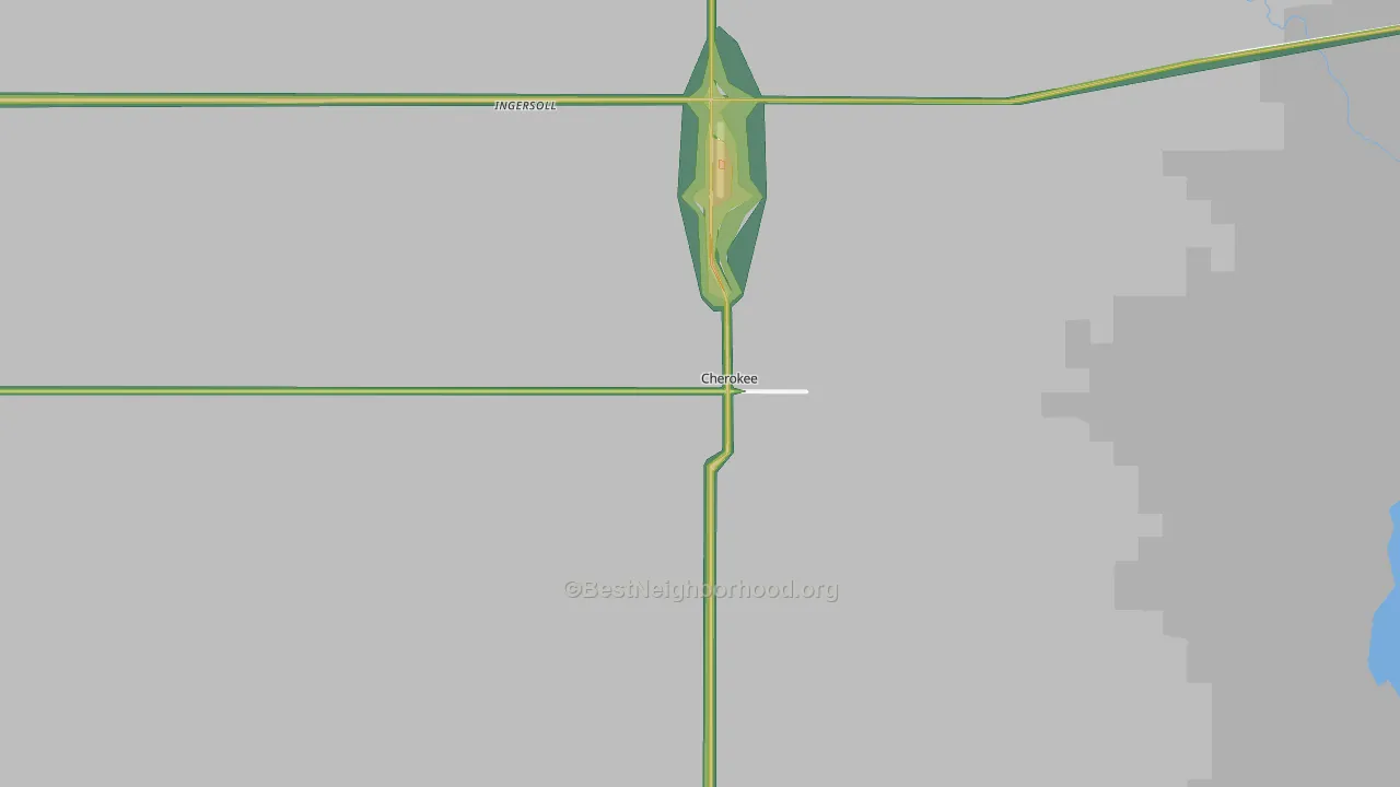 73728, OK Map of Noise Levels in 73728