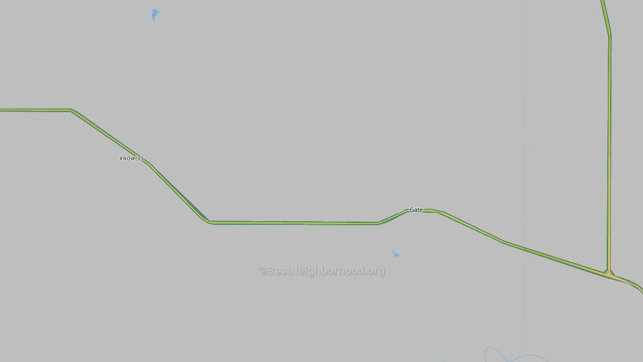 73844, OK Map of Noise Levels in 73844