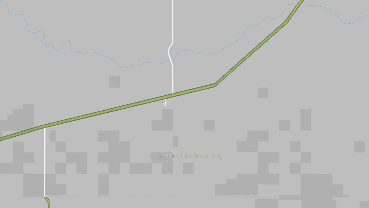 73937, OK Map of Noise Levels in 73937