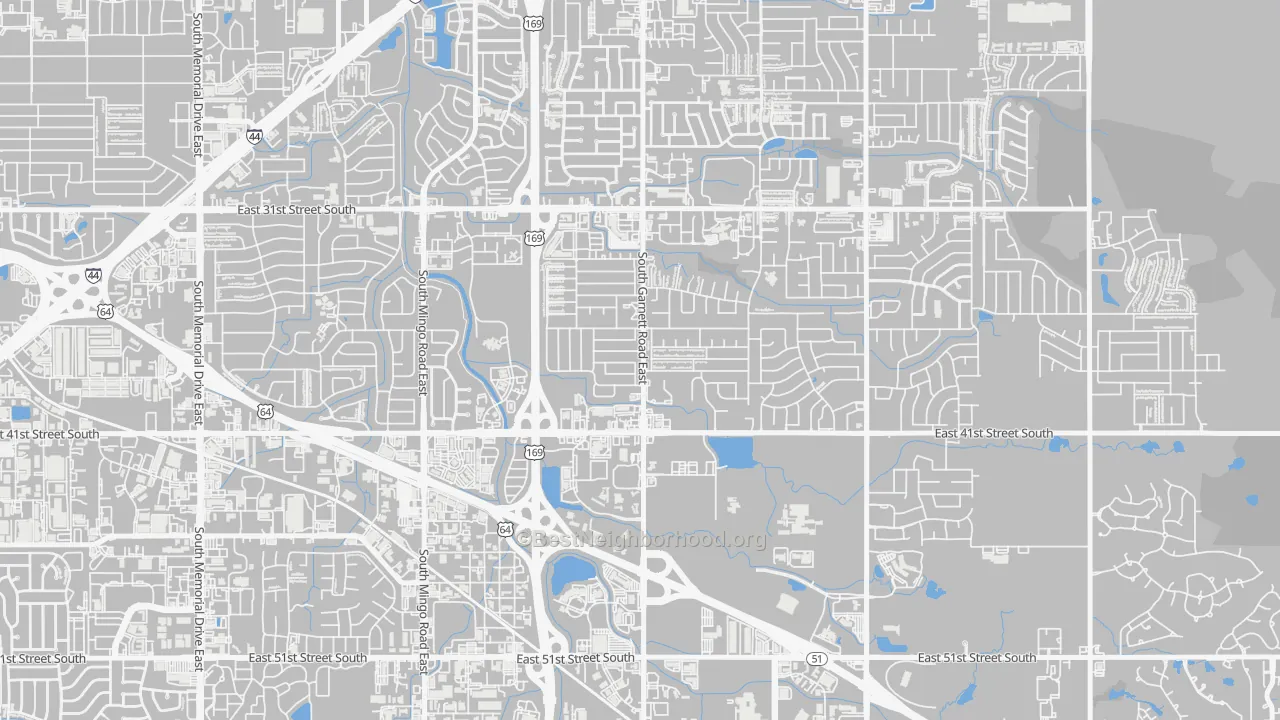 74146, OK Map of Noise Levels in 74146