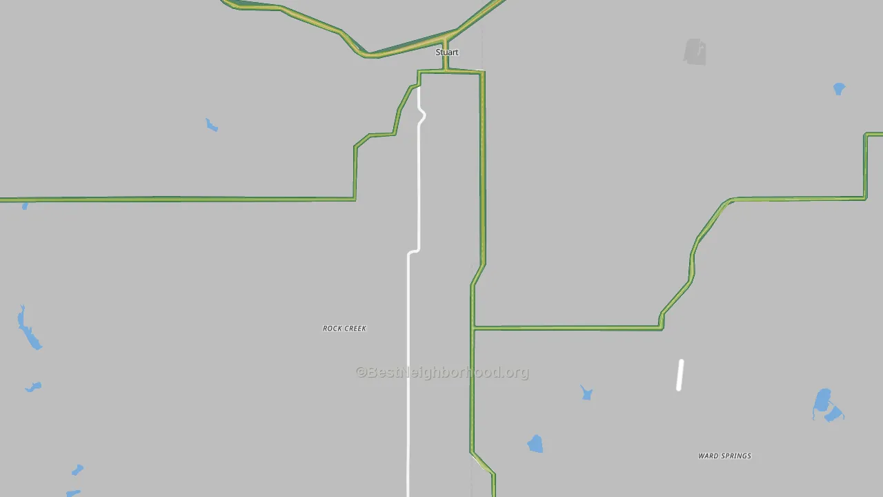 74570, OK Map of Noise Levels in 74570