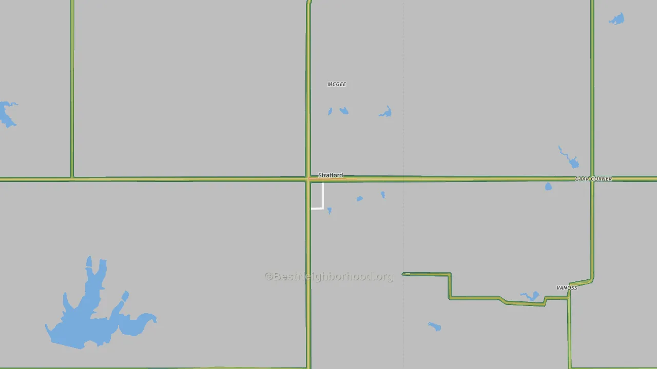 74872, OK Map of Noise Levels in 74872