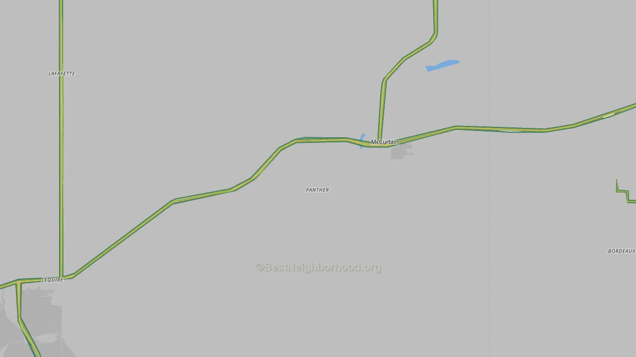 74944, OK Map of Noise Levels in 74944