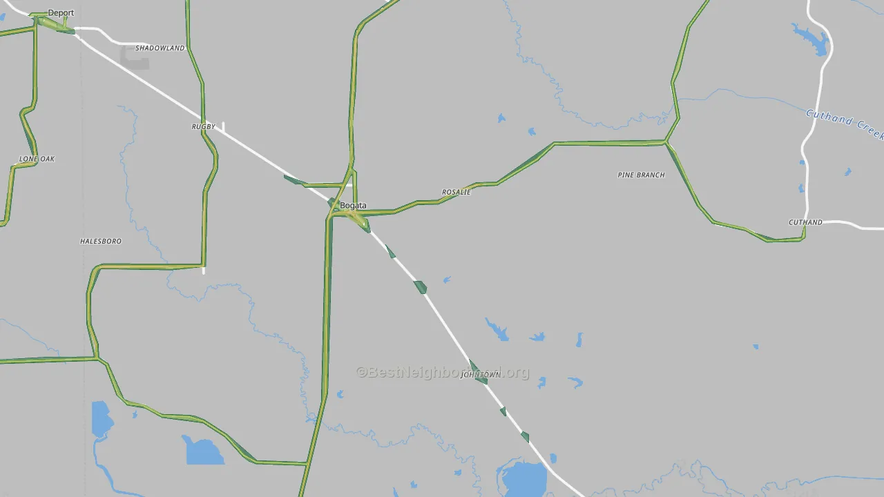 75417, TX Map of Noise Levels in 75417