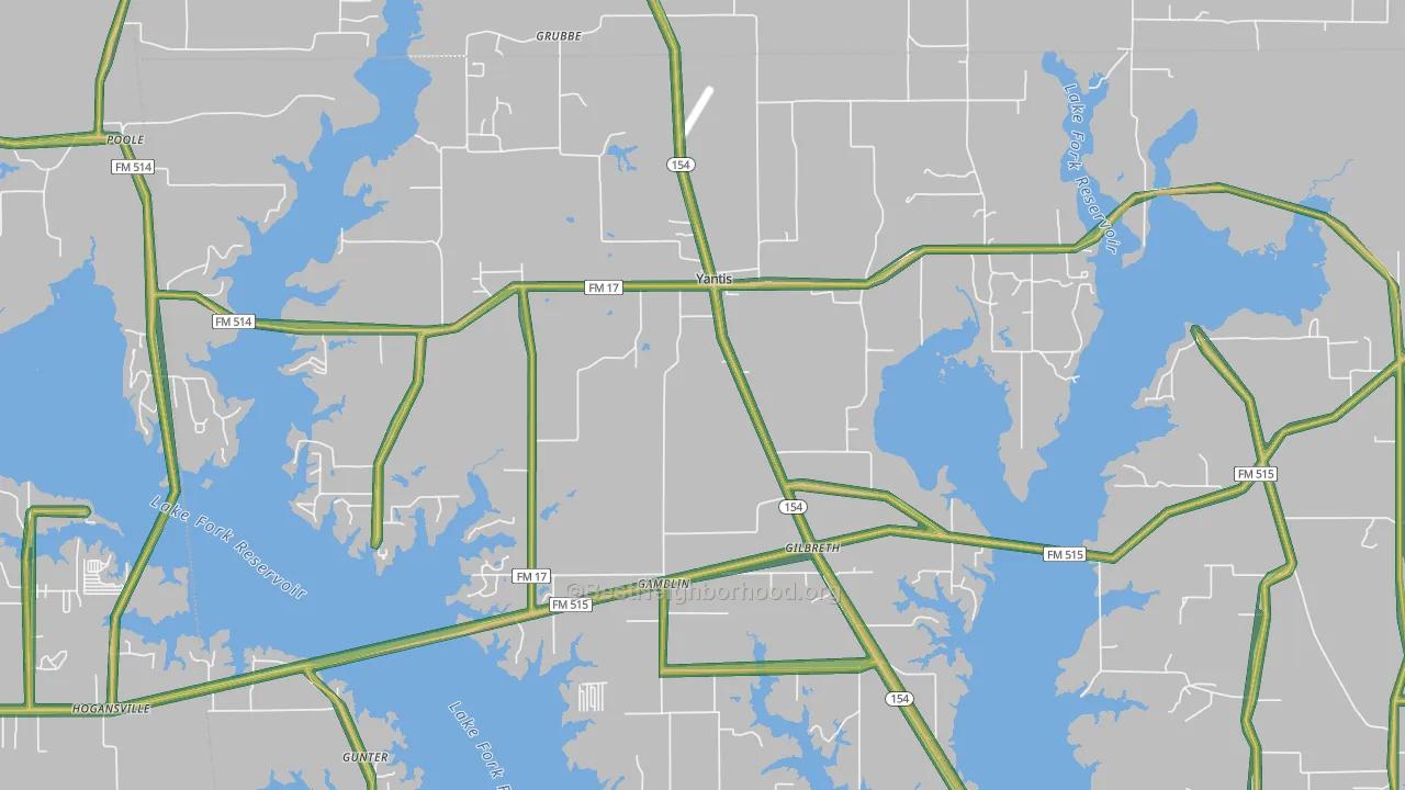 75497, TX Map of Noise Levels in 75497