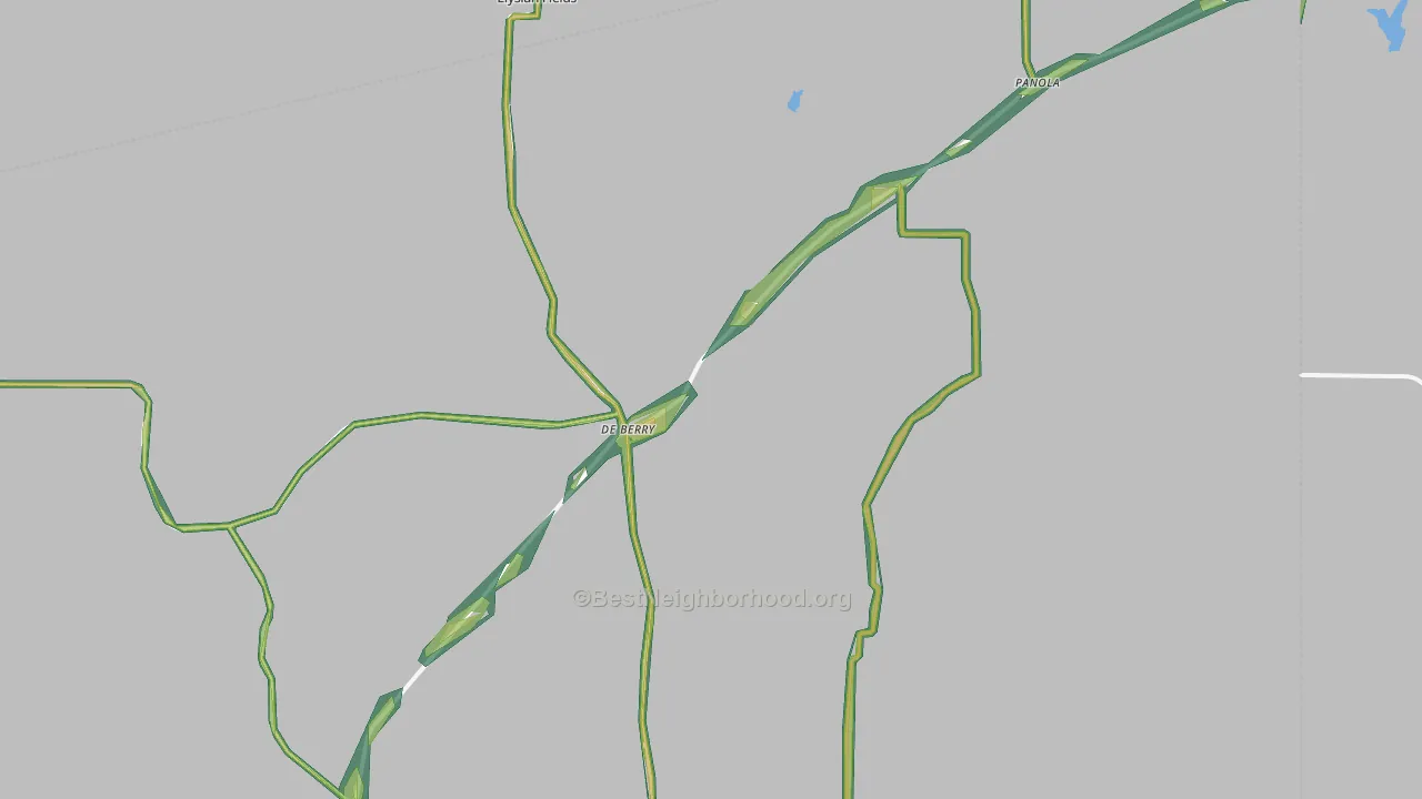 75639, TX Map of Noise Levels in 75639