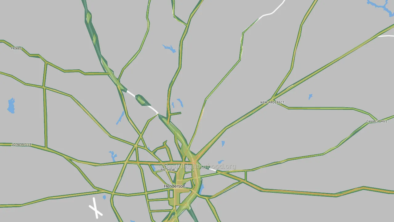 75652, TX Map of Noise Levels in 75652